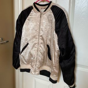 HM Satin bomber jacket